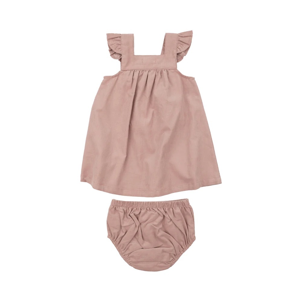 Angel Dear Cord Retro Jumper And DC Misty Rose 12-18 Months NWT